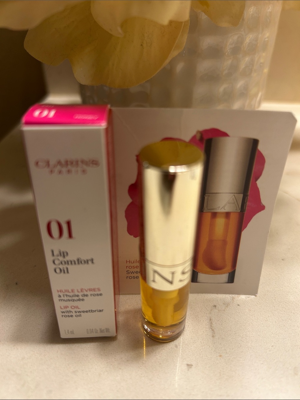 Clarins Lip Comfort Oil shade honey 1.4ml